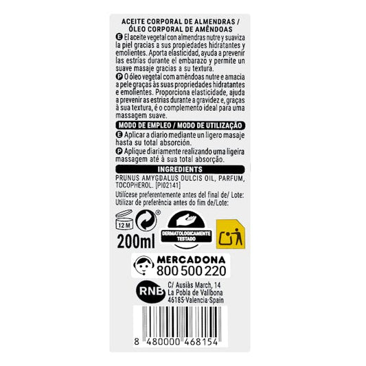 Mandel Körperöl 100 % Natur