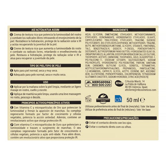 Regen Skin Anti-Falten Tagescreme Textura Rica SPF 20 für normale bis sehr trockene Haut