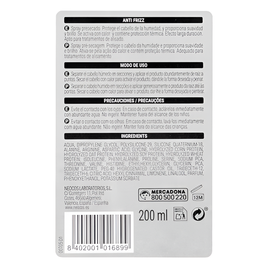 Anti-Frizz Spray – Schutz & Kontrolle