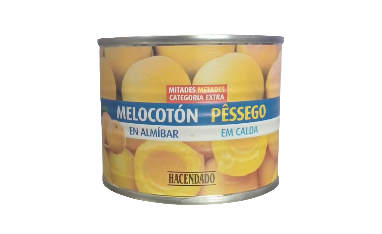 Pfirsichhälften in Zuckersirup - Melocotón en almíbar