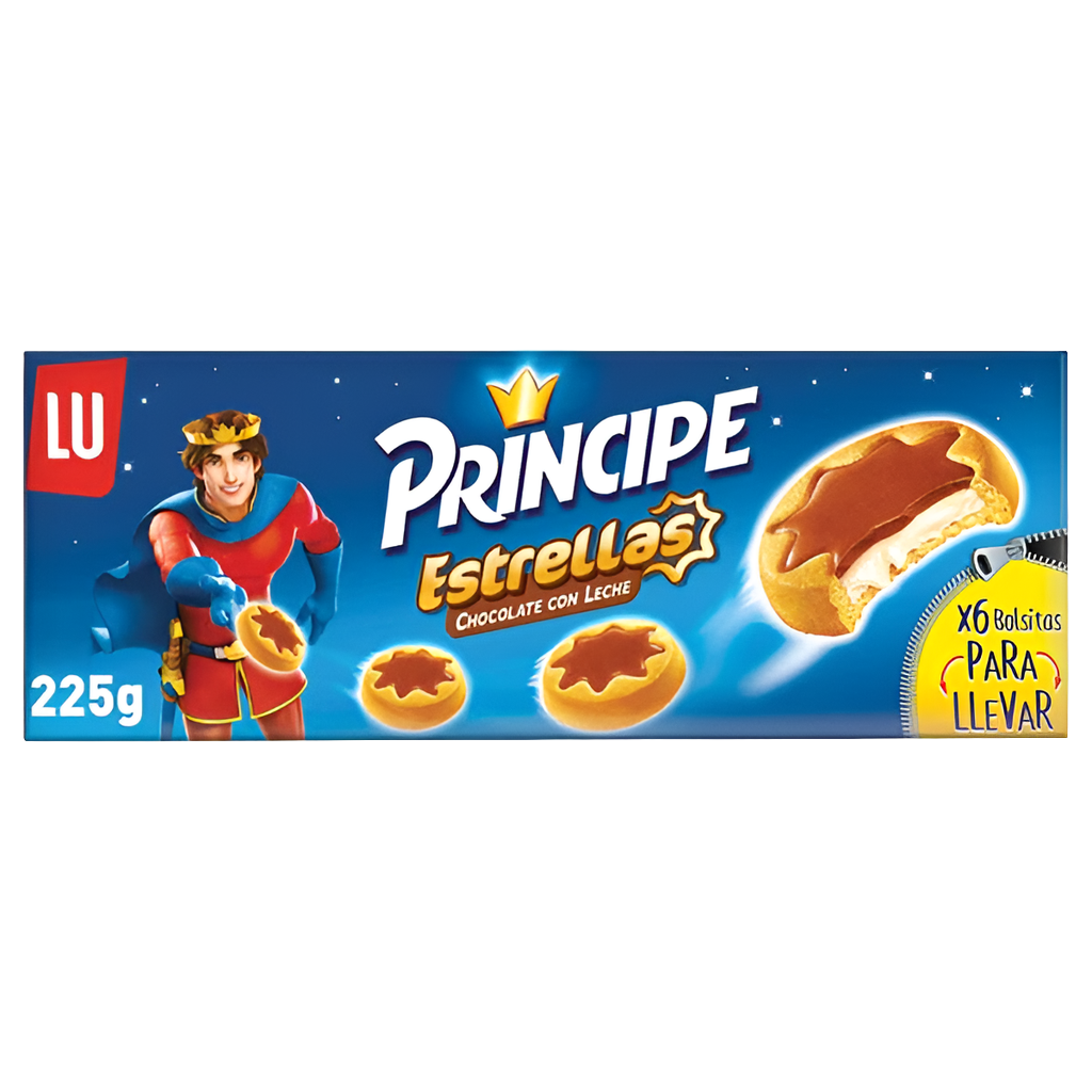 LU Principe Estrellas - Chocolate con Leche
