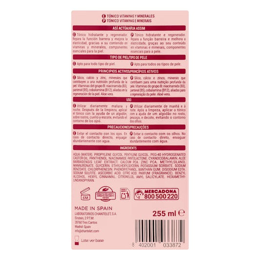 Vitamin- & Mineral-Gesichtstonic – Feuchtigkeit & Regeneration