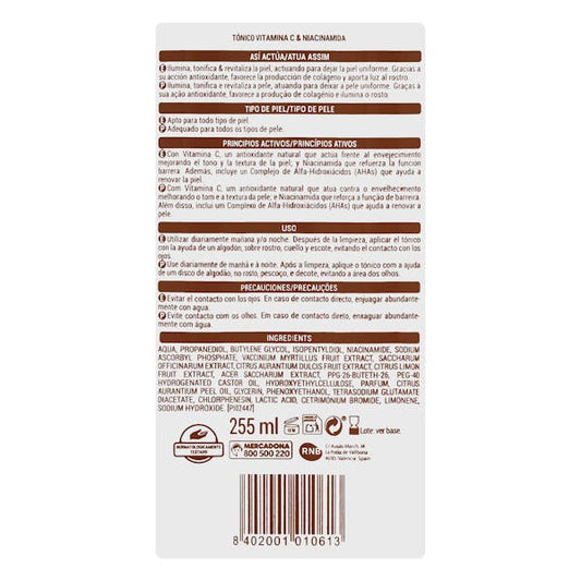 Vitamin C & Niacinamid Toner – Leuchtender Teint & Antioxidativer Schutz