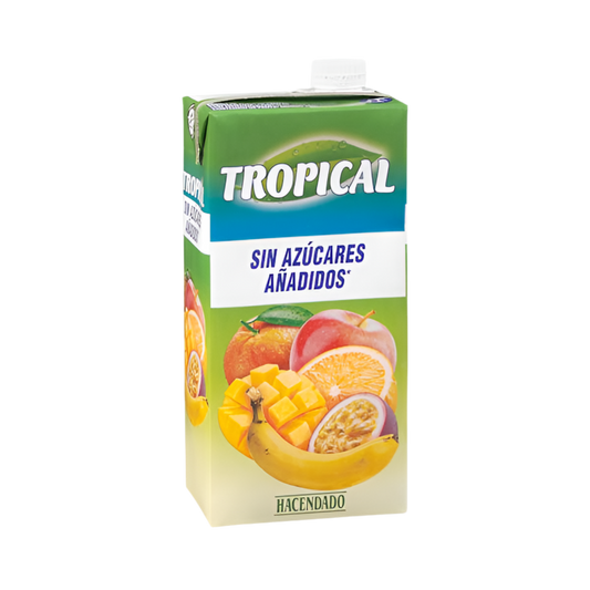 Tropischer Fruchtsaft - Zumo tropical sin azúcares añadidos