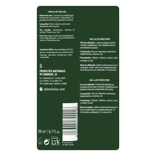 Gel Aloe Vera Puro Atlantia (Gel Körperpflege)
