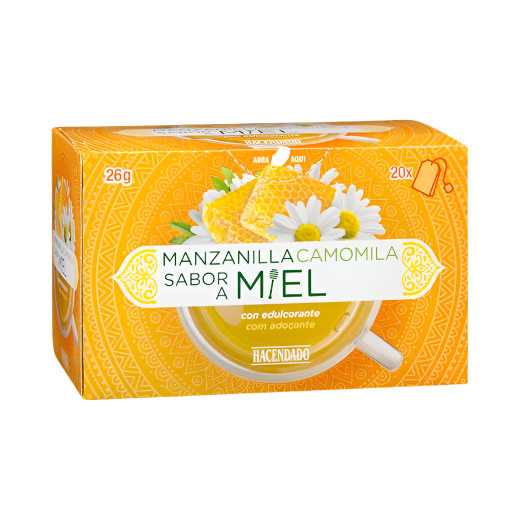 Kamillentee mit Honiggeschmack - Infusión Manzanilla sabor a miel con edulcorante