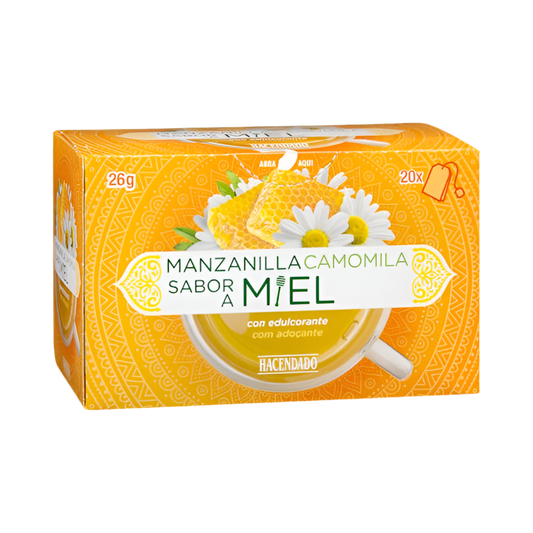 Kamillentee mit Honiggeschmack - Infusión Manzanilla sabor a miel con edulcorante