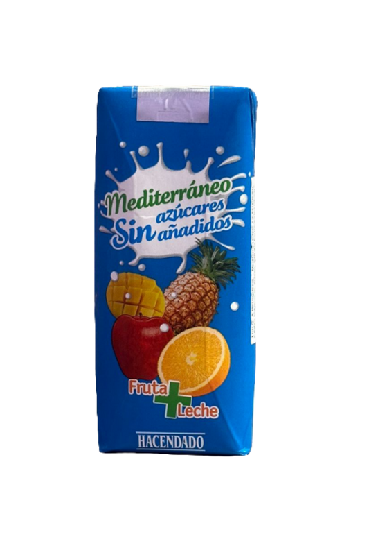 Frucht-und Milchgetränk – Mediterran - Fruta+leche mediterráneo sin azúcares añadidos