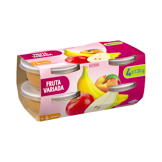Fruchtpüree gemischt +4 Monate - Papilla fruta variada +4 meses