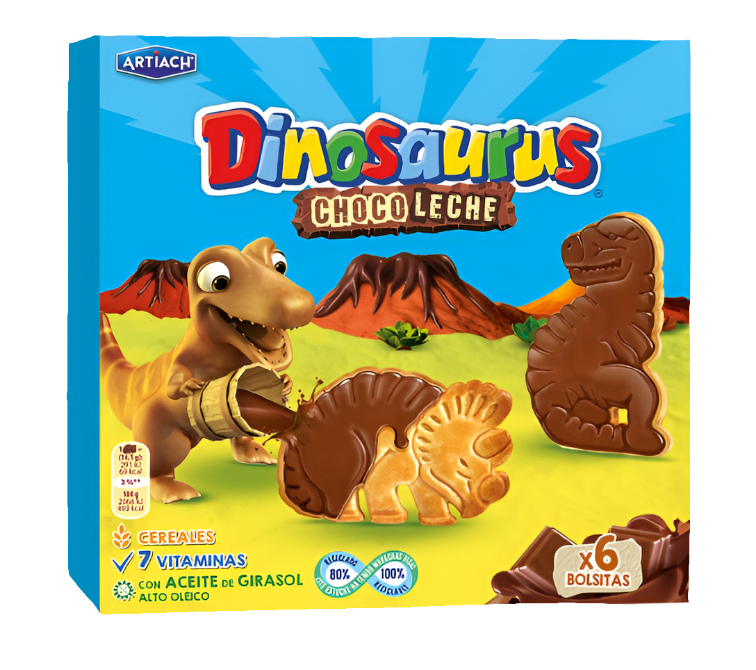 Artiach Dinosaurus Choco Leche - Milchschokolade