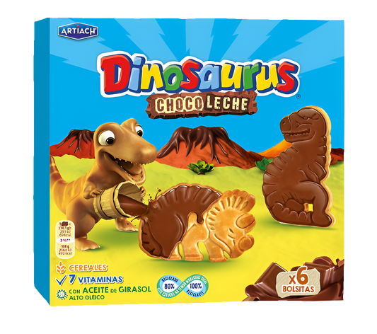 Artiach Dinosaurus Choco Leche - Milchschokolade
