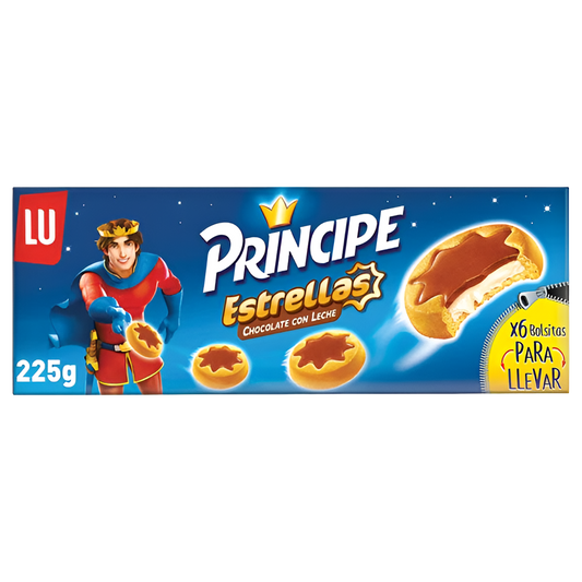 LU Principe Estrellas - Chocolate con Leche