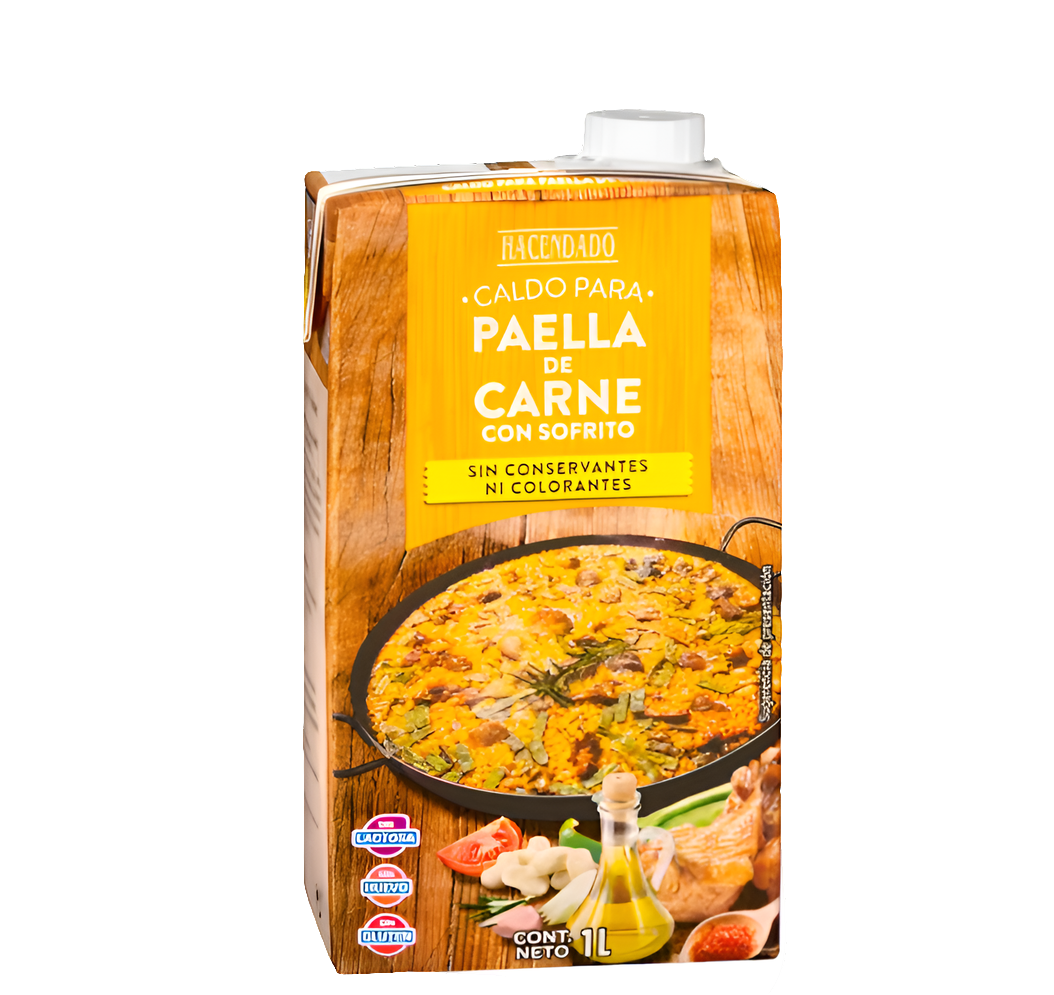 Fleisch-Fond mit Sofrito für Paella - Caldo para Paella de Carne con Sofrito