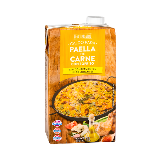 Fleisch-Fond mit Sofrito für Paella - Caldo para Paella de Carne con Sofrito