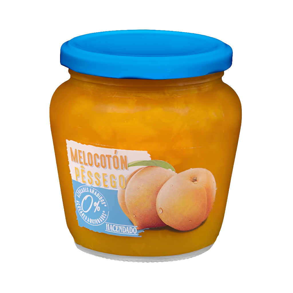 Pfirsichkonfitüre – 0 % Zuckerzusatz