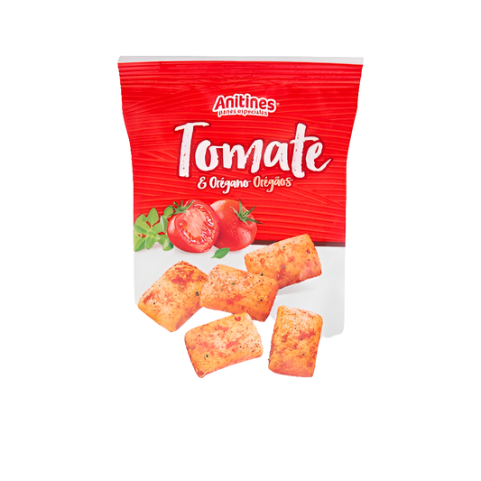 Mini-Brotchips mit Tomate-Oregano-Geschmack - Anitines Panes especiales con tomate y orégano
