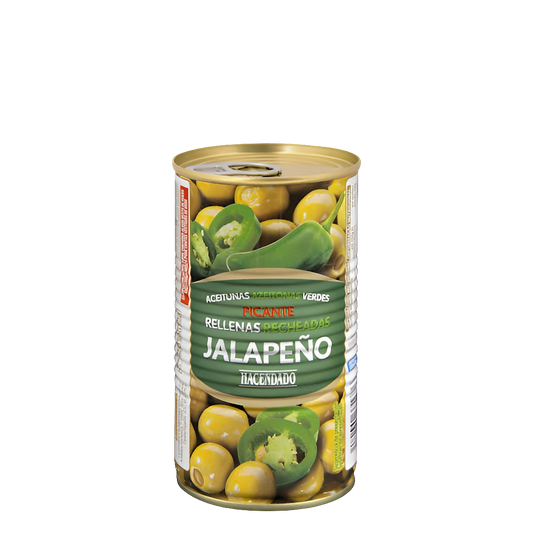 Grüne Oliven mit Jalapeño-Füllung - Aceitunas verdes rellenas de jalapeño