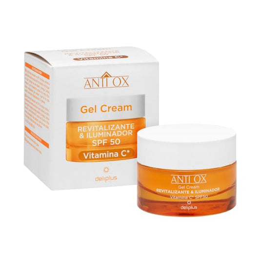 Revitalisierende & aufhellende Gel-Creme SPF 50 mit Vitamin C für normale bis Misch-/fettige Haut