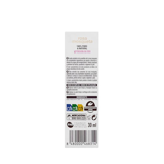 Rosa Mosqueta 100 % Reines & Natürliches Körperöl