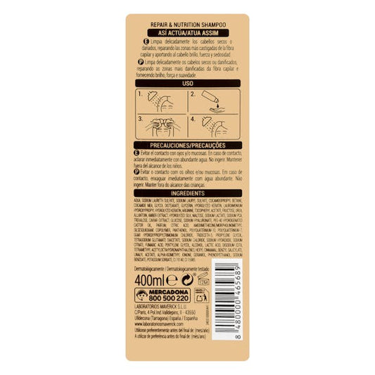Repair & Nutrition Shampoo – Für trockenes & geschädigtes Haar