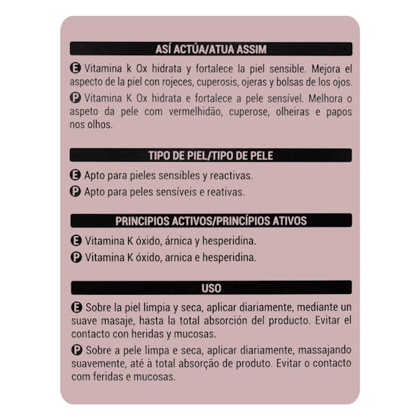 Sensitive Creme Vitamin K Ox – für sensible & reaktive Haut