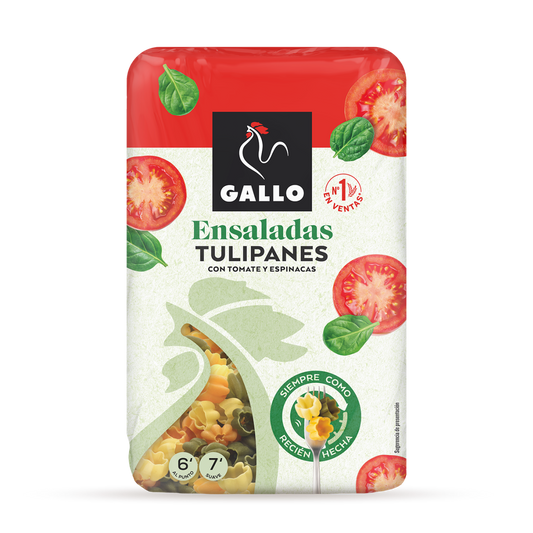 Tulpenförmige Salatnudeln - Gallo - Pasta Tulipanes Ensaladas